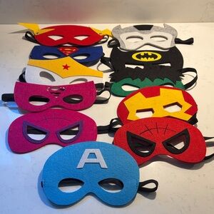 Superhero Felt Masks and Capes - Kids